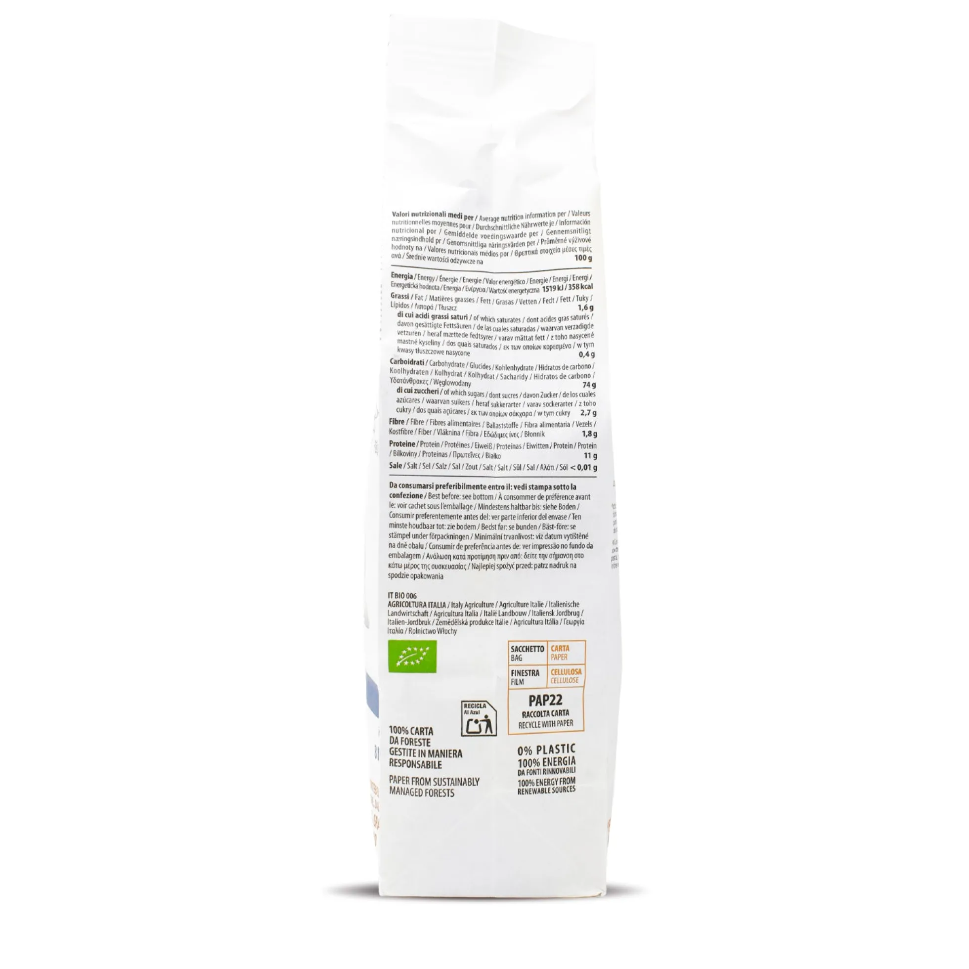 Penne rigate de espelta bio Girolomoni 500g