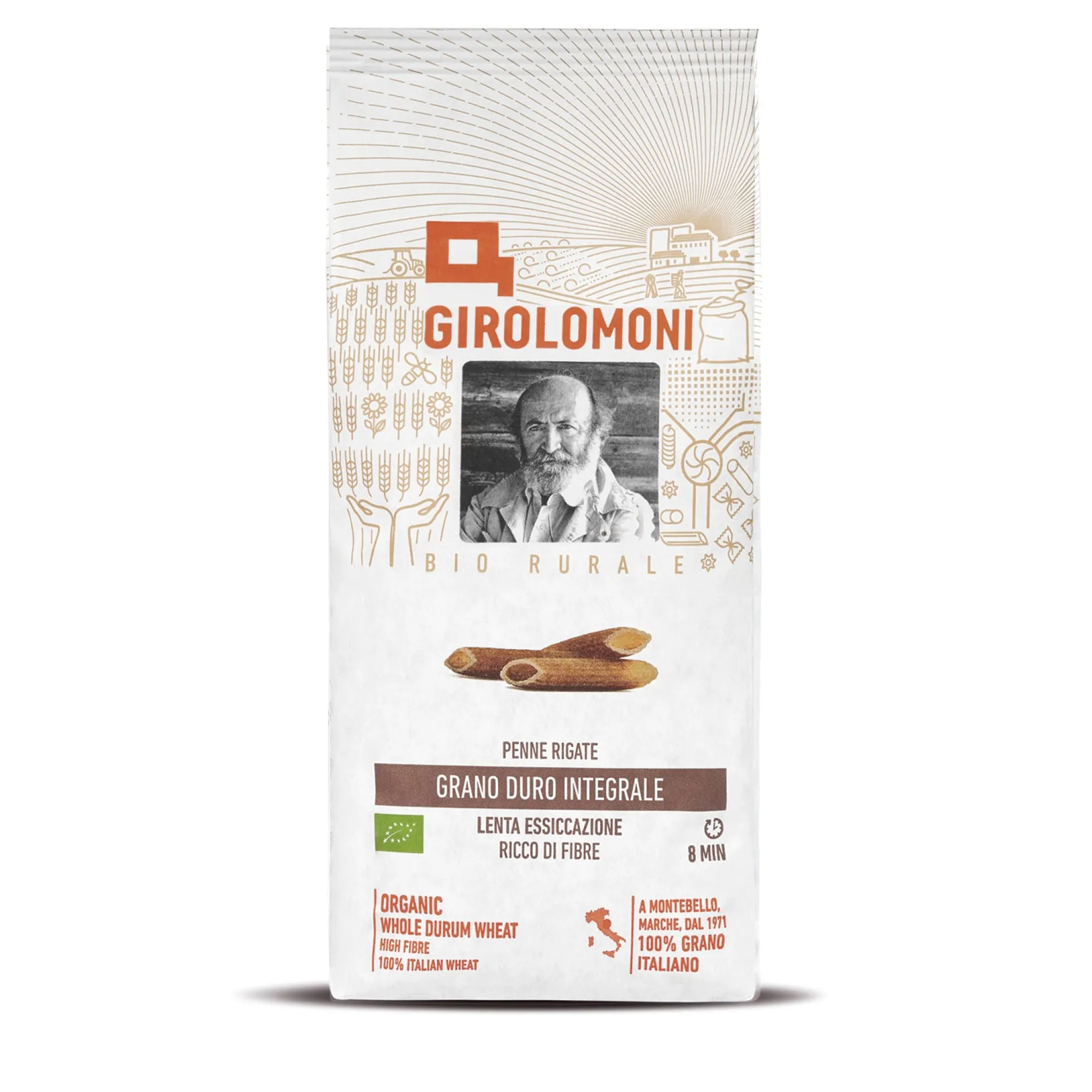 Penne rigate integral bio Girolomoni 500g
