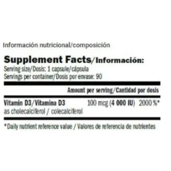 Performance Vitamin D 4000 I.u. 90 Caps