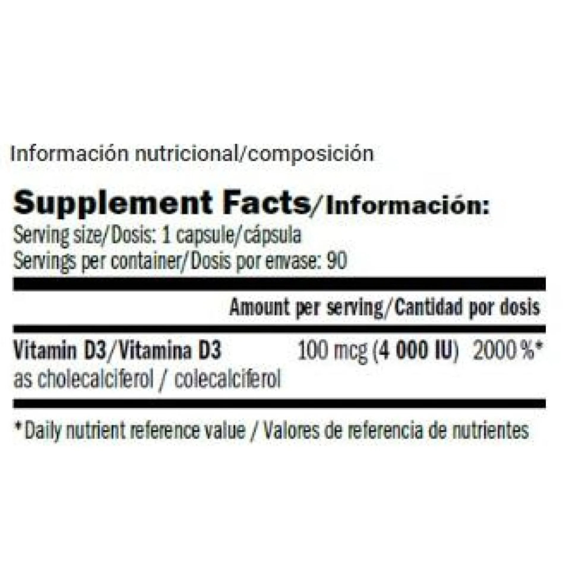 Performance Vitamin D 4000 I.u. 90 Caps