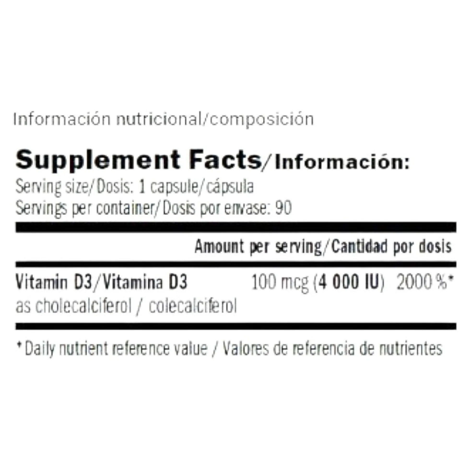 Performance Vitamin D 4000 I.u. 90 Caps