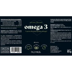 60 Perlas de Omega 3 Paleobull 85 g