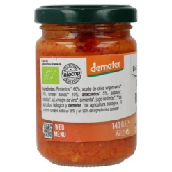Pesto de Pimientos Vegano Bio Organica Italia 140 gr