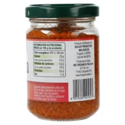 Pesto Rosso de Tomates Secos con Pecorino y Almendras Bio Demeter Organica Italia 130 gr