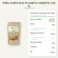Piña chips ECO Planeta Huerto 125 g