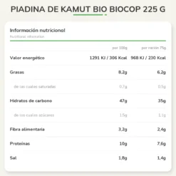 Piadina de Kamut Bio Biocop 225 g