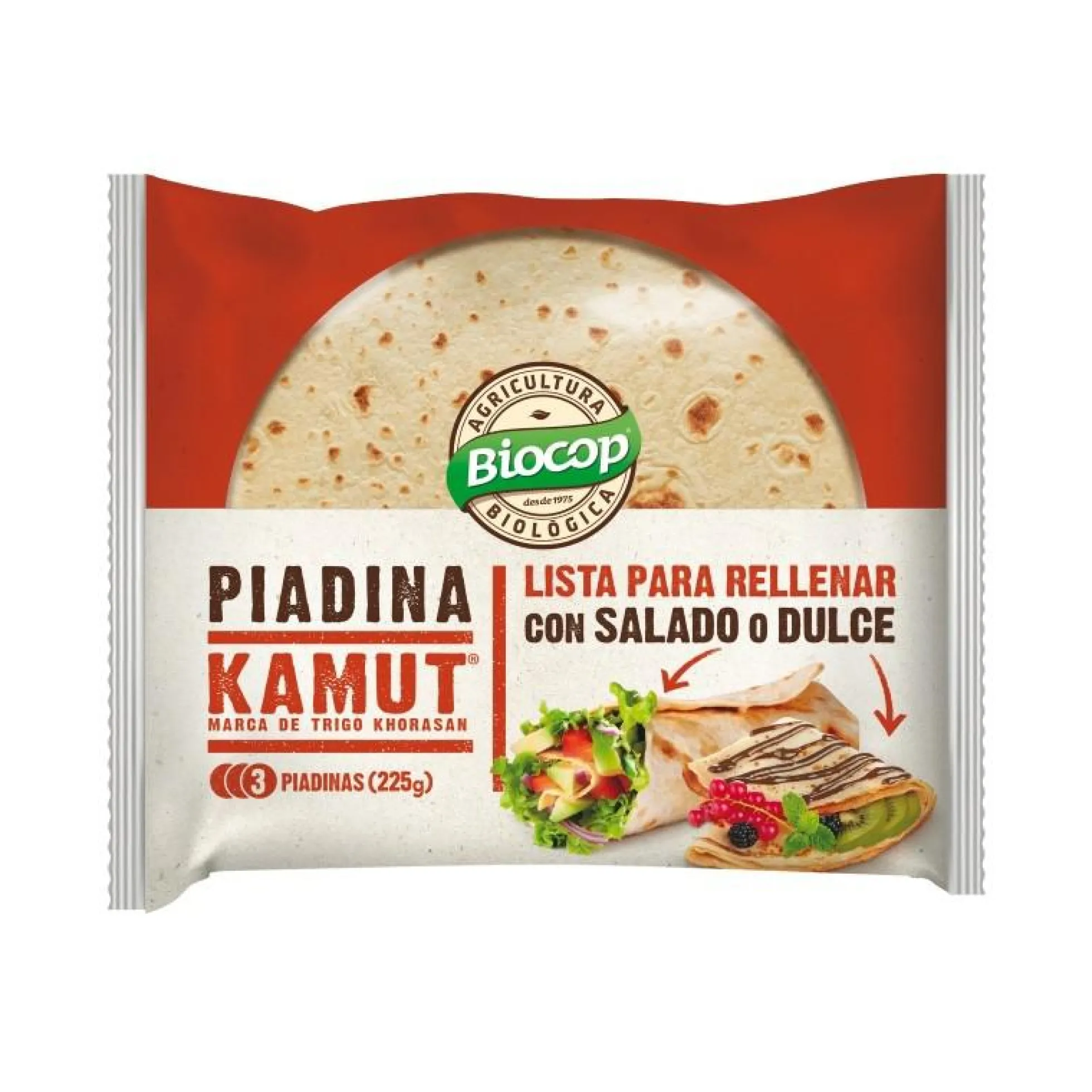 Piadina de Kamut Bio Biocop 225 g