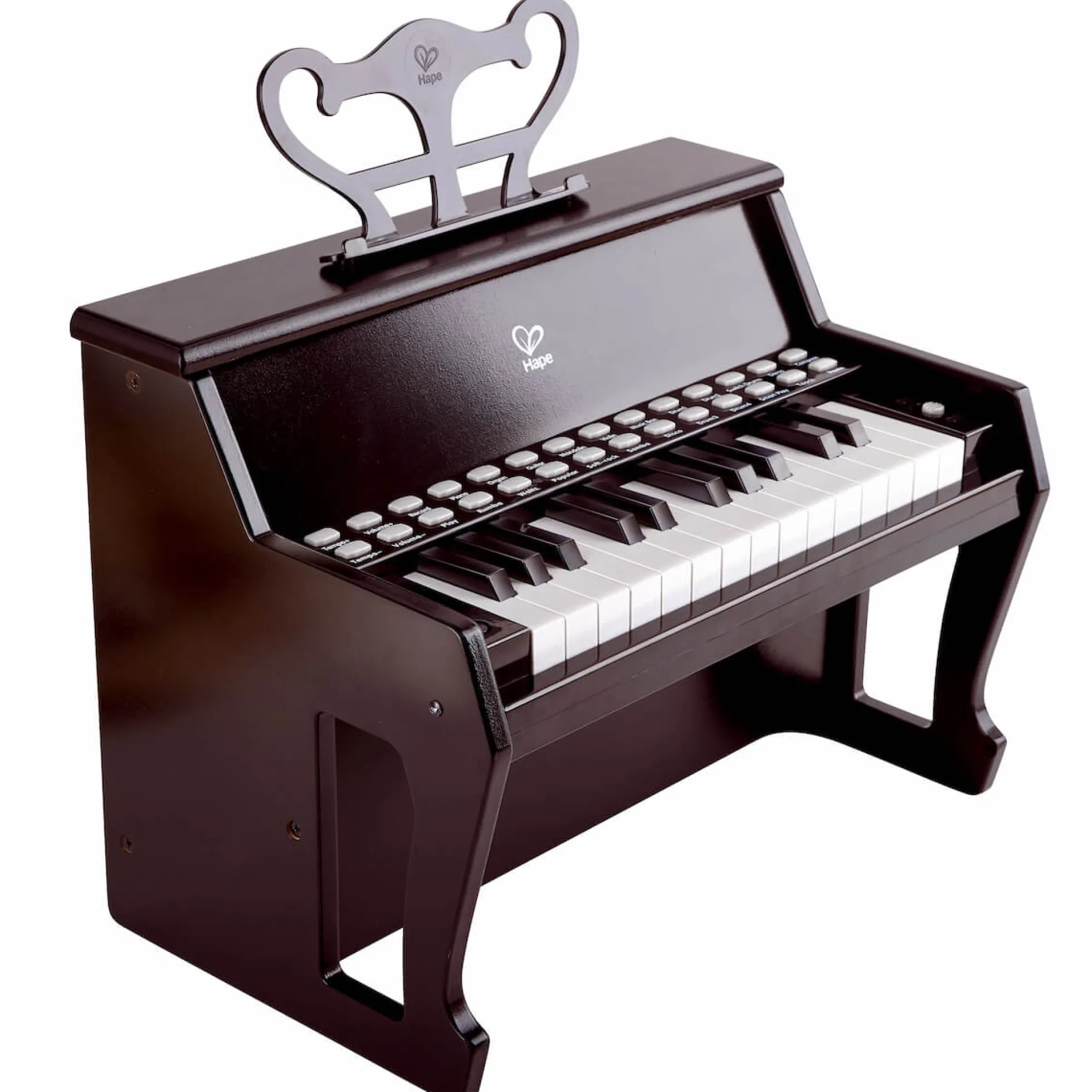 Piano Luminoso Learn With Lights Hape Negro