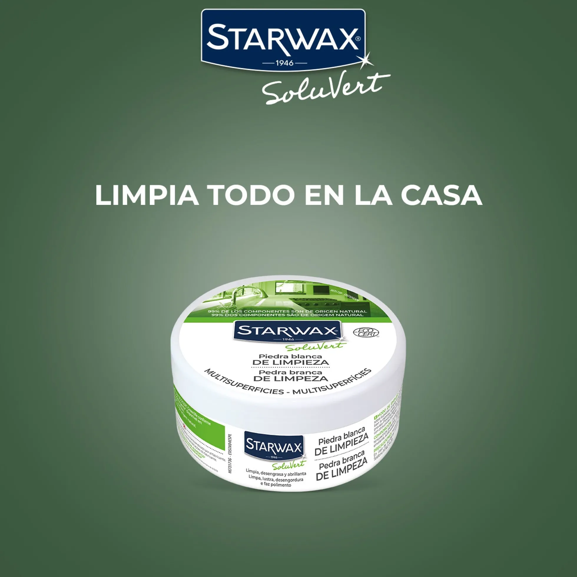 Piedra blanca ecocert Starwax The Fabulous c6