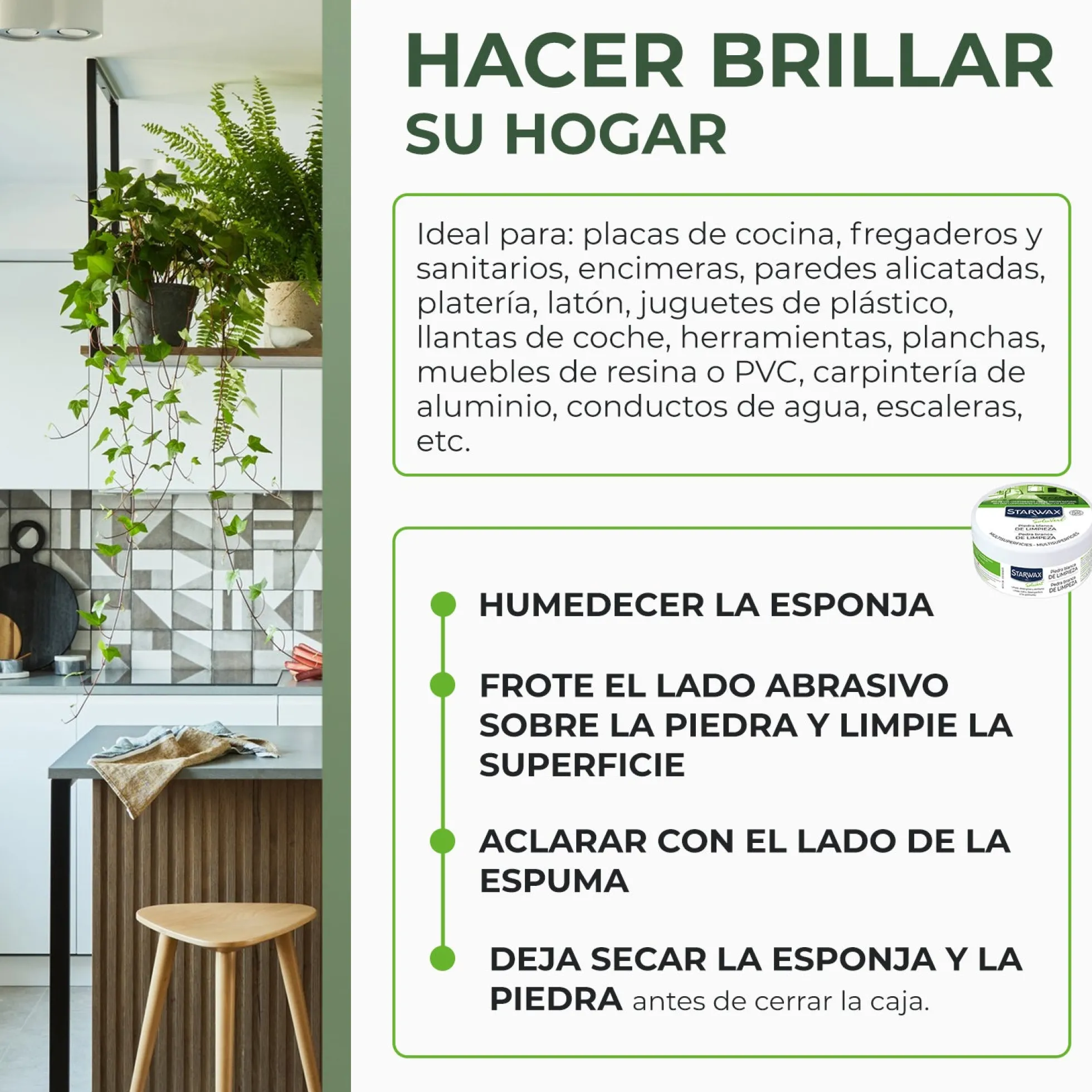 Piedra blanca ecocert Starwax The Fabulous c6