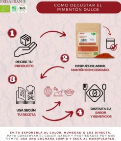 Pimentón En Polvo Ecológico | Sabor Picante 100 G