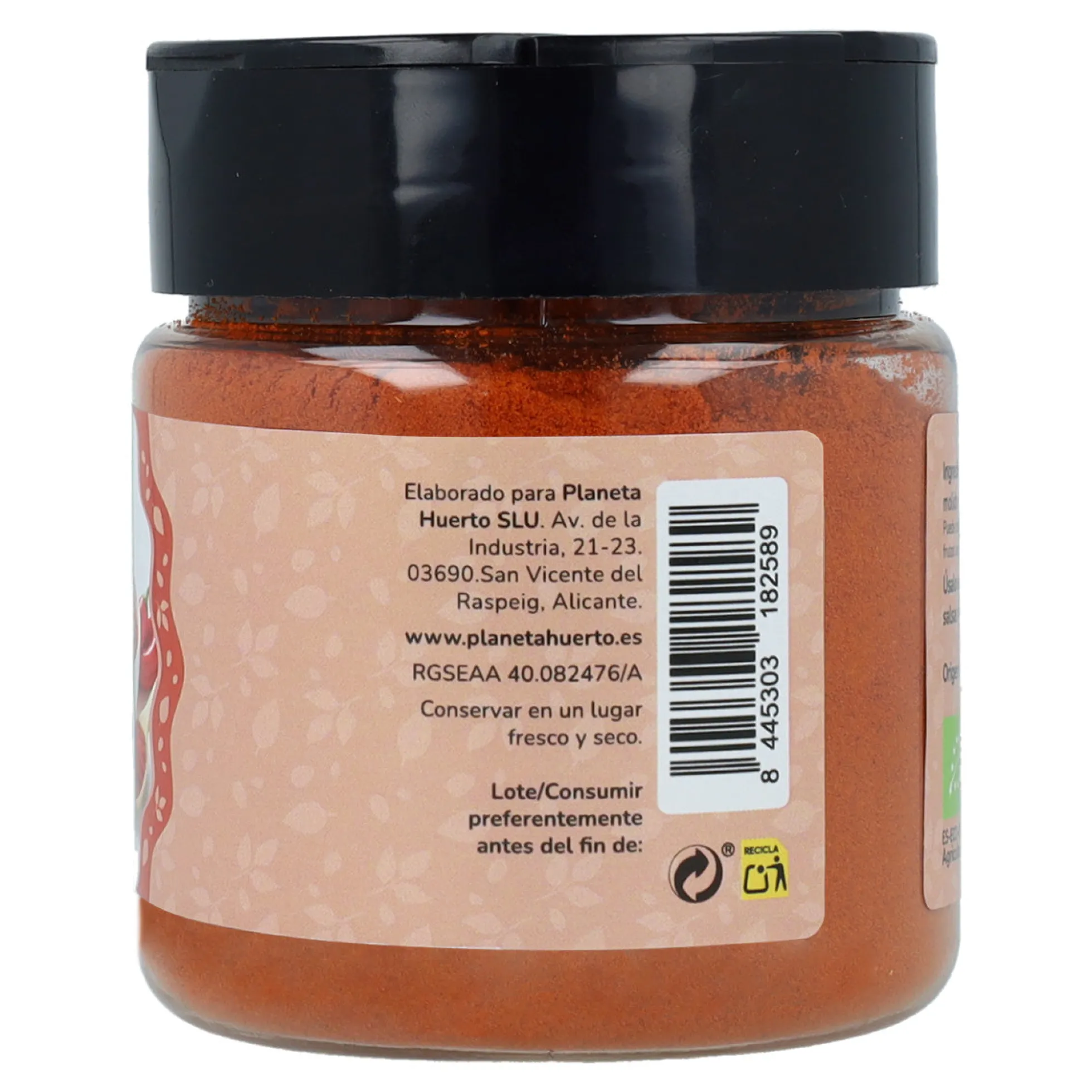 Pimentón picante ECO Planeta Huerto 100 g