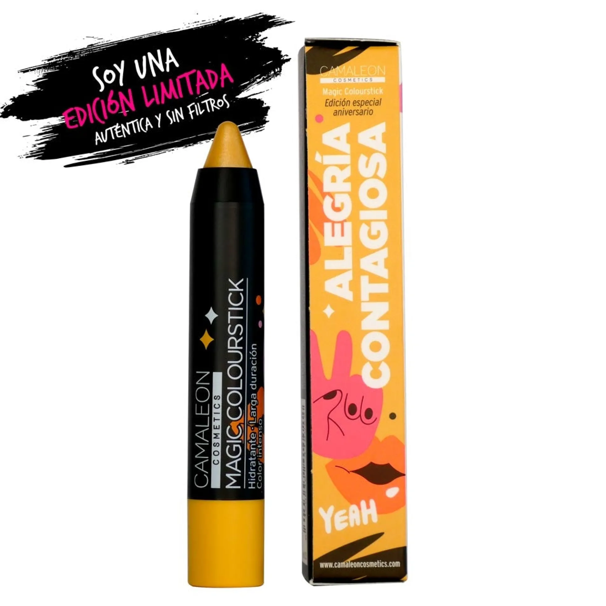 Pintalabios Amarillo Magic Colourstick 4g Camaleon Cosmetics