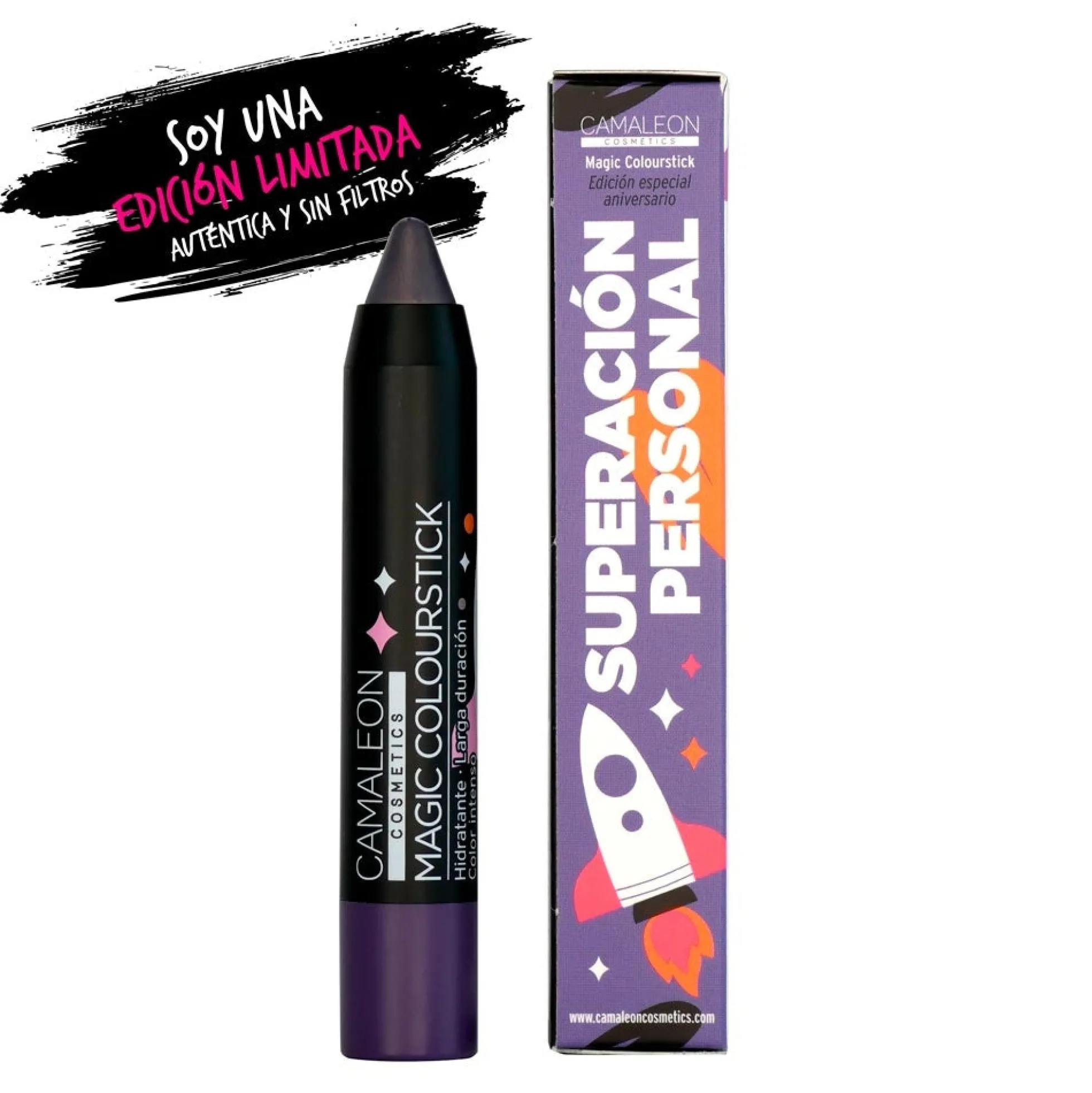 Pintalabios Gris Magic Colourstick 4g Camaleon Cosmetics