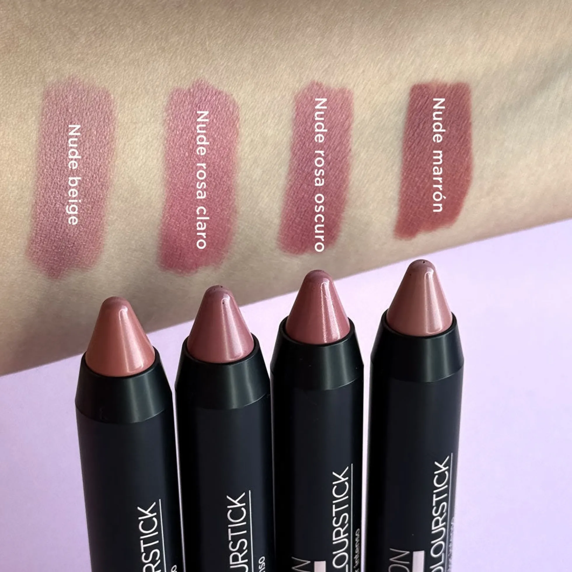 Pintalabios Nude Rosa Claro Basic Colourstick 4g Camaleon Cosmetics