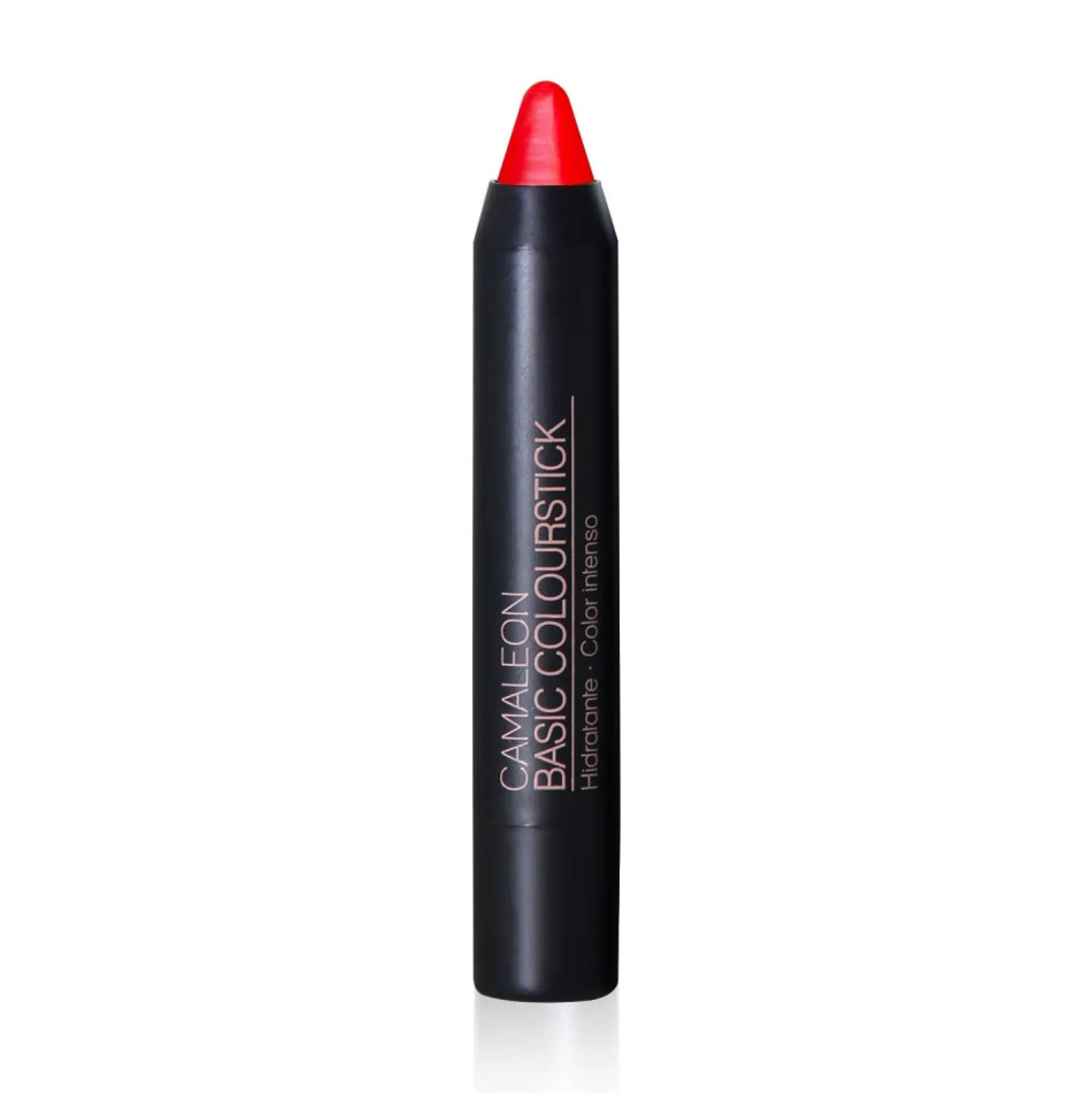 Pintalabios Rojo Flúor Basic Colourfun 4g Camaleon Cosmetics