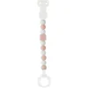 Pinza chupete(con clip de chupete) Doukidou Rosa-Blanco