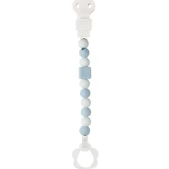 Pinza chupete(con clip de chupete) Doukidou Rosa-Blanco
