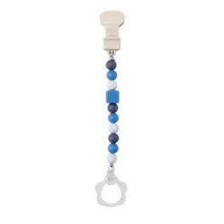 Pinza chupete(con clip de chupete) Doukidou Rosa-Blanco