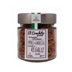 Pipas Garrapiñadas Con Regaliz De Palo Tarro De Cristal 100 G