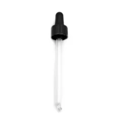 Pipeta cuentagotas Negra para botella ambar, Camassia10 ml