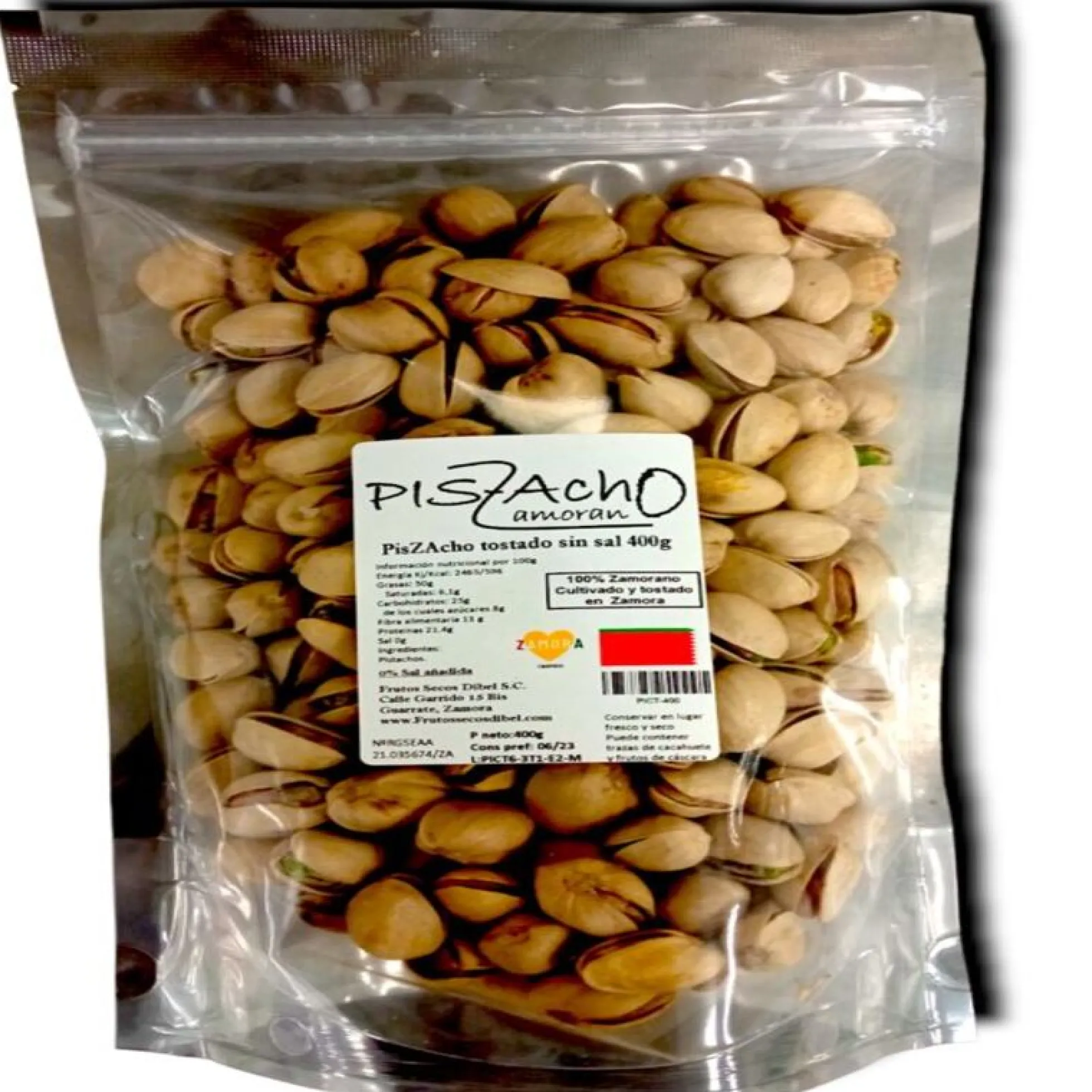 Pistacho Tostado Sin Sal España 400g