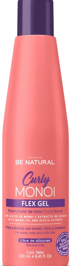 Placenta Life Be Natural Curly Monoi Flex Gel Frasco 250ml
