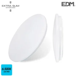 Plafon/aplique Led De Superficie 18w 6500k Ø33x6,6cm Edm