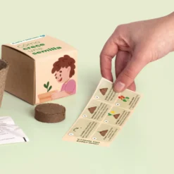 Planta y Descubre – Kit Germinación para Niños, Aprende Cómo Crece una Semilla (STEM) - Resetea