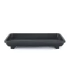 Plato bonsáis de plástico con pies 22x15x3 cm
