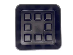 Plato Cuadrado Elevado