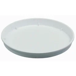 Plato maceta clasic blanco 24 cm