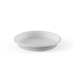 Plato maceta terra color blanco D 22 x 3,3