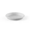 Plato maceta terra color blanco D 18 x 2,6