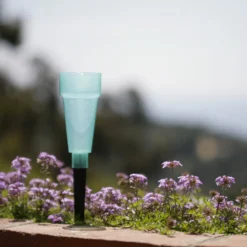Pluviometro De Jardin Con Siporte Pluviopic Verde Nortene