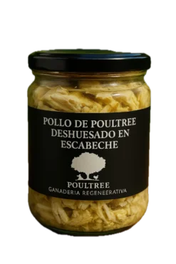 Pollo De Poultree Desmigado En Escabeche. Bote De 420 gr.