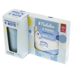 Polvo Lavavajillas a mano Pack (bote + refill) limón Natulim