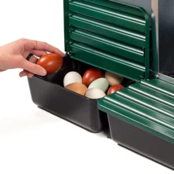 Ponederos Para Gallinas - Ponedero Huevos Eco 4 Huecos - Ponedero En Batería - Nido Para Gallinas Con Cajón Escamoteador