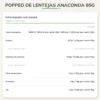 Popped de Lentejas Anaconda 85g