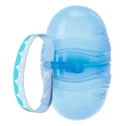 Portachupetes doble Chicco azul