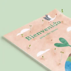 Postal Plantable Bienvenido con Semillas de Zanahoria – Regalo Original para Recién Nacidos - Resetea