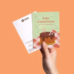 Postal Plantable Feliz Cumpleaños con Semillas de Manzanilla – Felicitación Original - Resetea