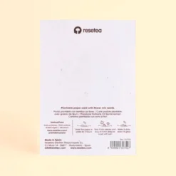 Postal Plantable Good News Semillas de Flores | Papel de Algodón Reciclado | Regalo Original - Resetea