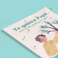 Postal Plantable Te Quiero Papá con Semillas de Manzanilla – Detalle Original con Amor - Resetea