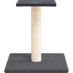 Poste Rascador Para Gatos Con Plataforma Gris Oscuro 38 Cm