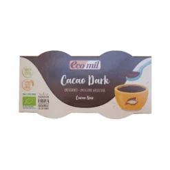Postre Cacao Dark Bio Ecomil 2 uds de 125 g