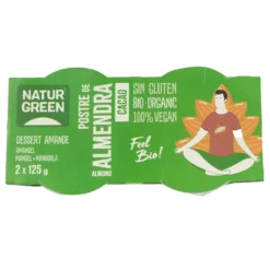 Postre de Almendras y Cacao NaturGreen,2 x 125 g