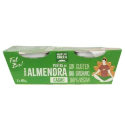 Postre de Almendras y Cacao NaturGreen,2 x 125 g