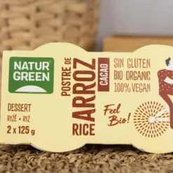 Postre de Rice Cacao NaturGreen,2 X 125 g