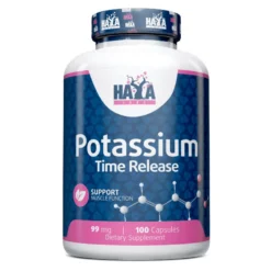 Potasio (liberación Sostenida) 99mg - 100 Cápsulas - Minerales - Haya Labs